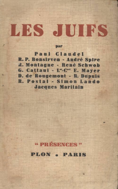 Livrenpoche : Les Juifs - Collectif - Livre