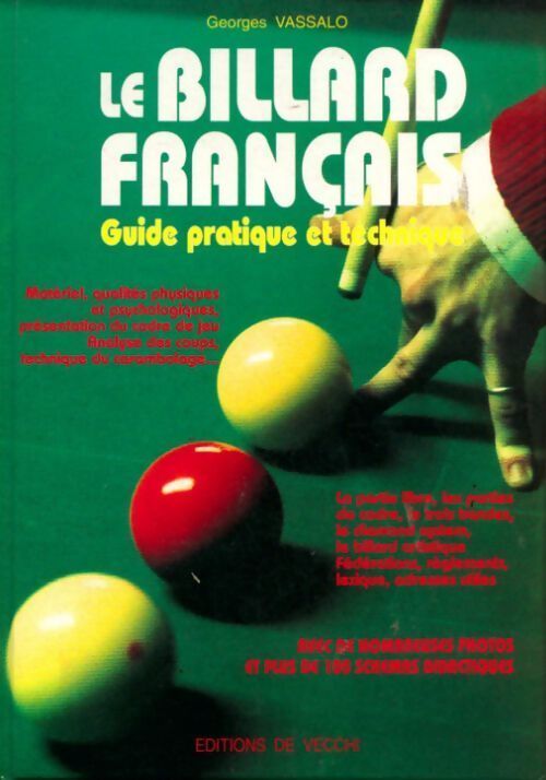 Livrenpoche : Le billard français. Guide pratique et technique - Georges Vassalo - Livre