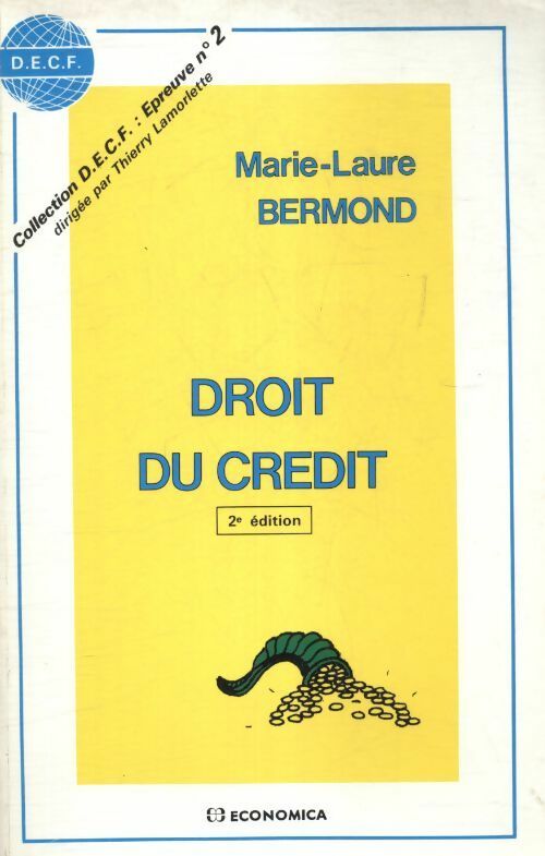 Livrenpoche : Droit du crédit - Marie-Laure Bermond - Livre