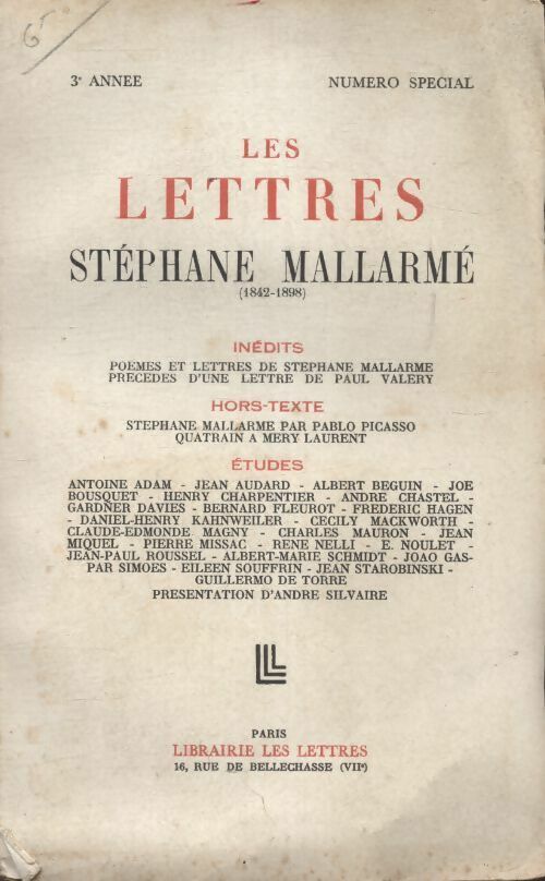 Livrenpoche : Les lettres - Stéphane Mallarmé - Livre