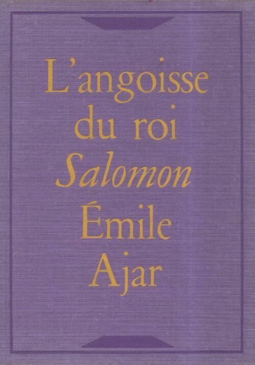 Livrenpoche : L'angoisse du Roi Salomon - Emile Ajar - Livre