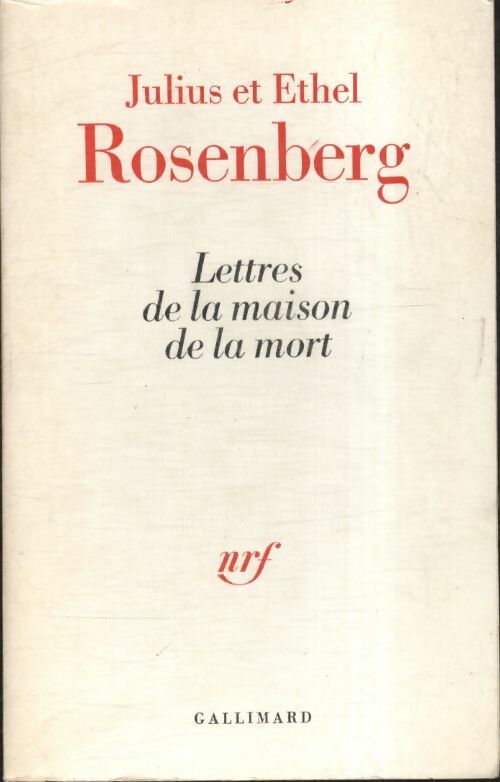 Livrenpoche : Lettres de la maison de la mort - Julius Rosenberg - Livre