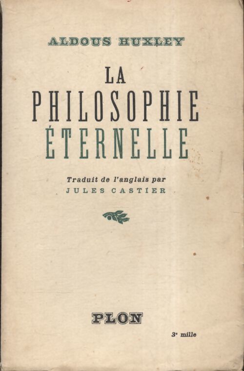 Livrenpoche : La philosophie éternelle - Aldous Huxley - Livre