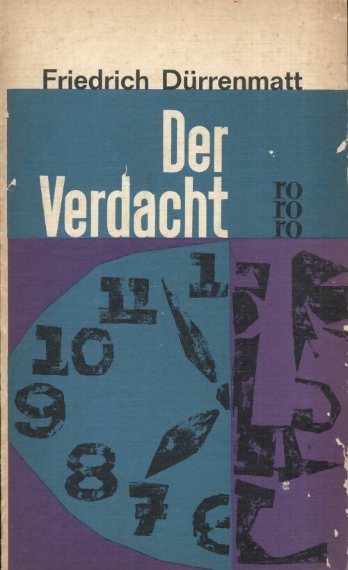 Livrenpoche : Der Verdacht - Friedrich Dürrenmatt - Livre