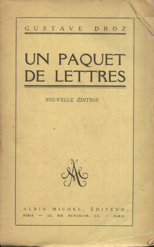 Livrenpoche : Un paquet de lettres - Gustave Droz - Livre