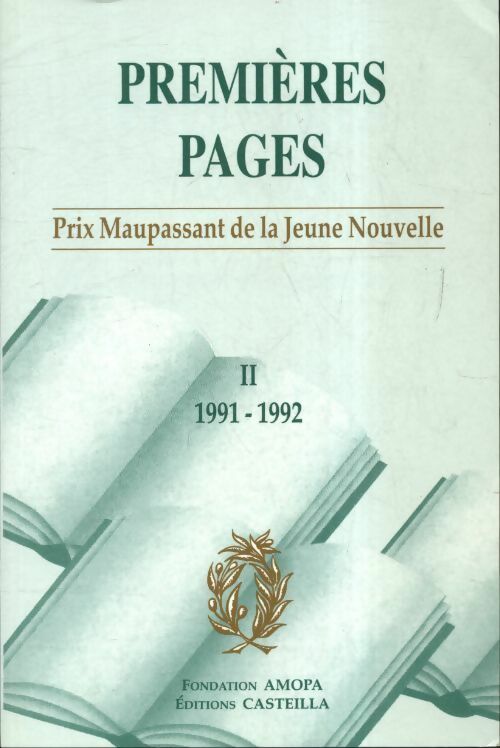 Livrenpoche : Premières pages Tome II : 1991-1992 - Collectif - Livre