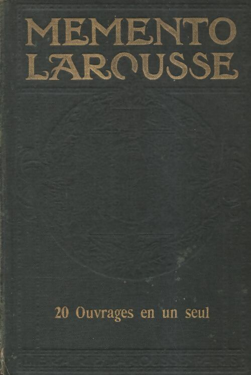 Livrenpoche : Mémento Larousse - Collectif - Livre