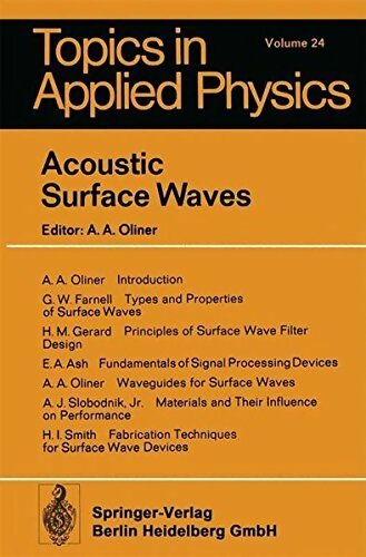 Livrenpoche : Acoustic surface waves - A A Oliner - Livre