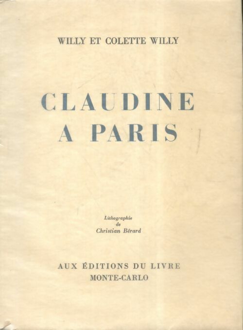 Claudine à Paris - Colette -  Livre Monte-Carlo GF - Livre