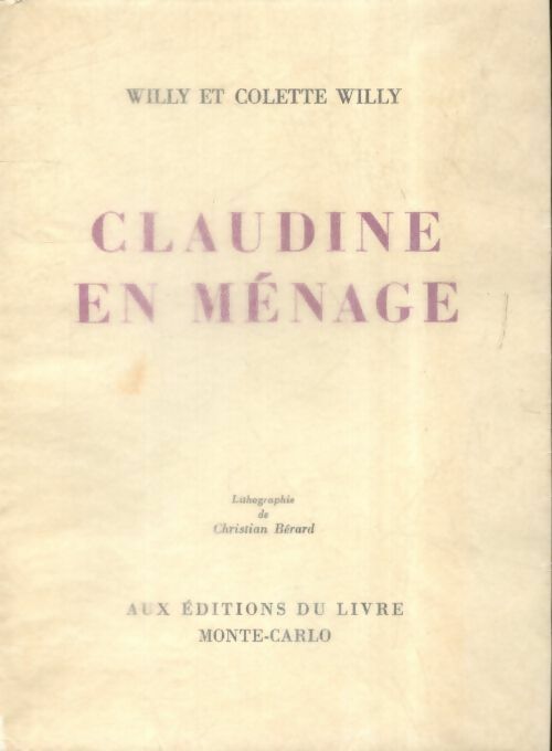 Livrenpoche : Claudine en ménage - Colette - Livre