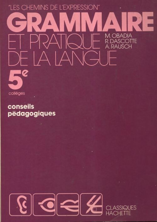 Livrenpoche : Grammaire et pratique de la langue 5e - Maurice Obadia - Livre