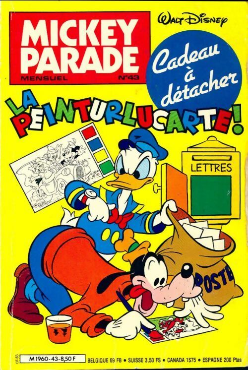 Livrenpoche : Mickey parade n°43 : La peinturlucarte ! - Collectif - Livre