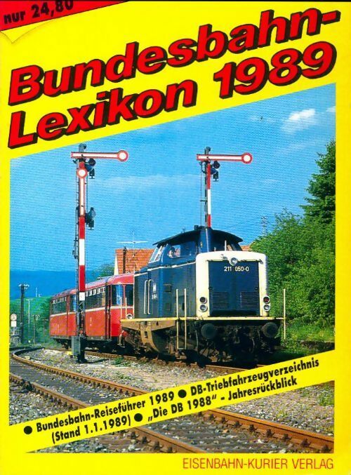 Livrenpoche : Bundesbahn-lexikon 1989 - Collectif - Livre