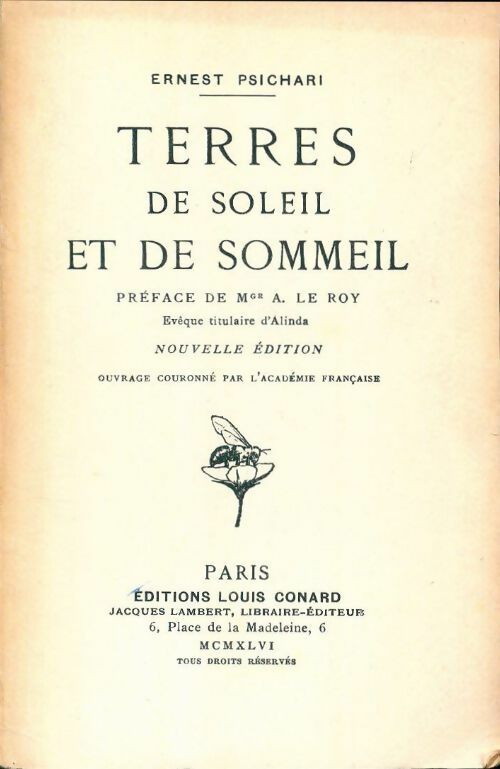 Livrenpoche : Terres de soleil et de sommeil - Ernest Psichari - Livre