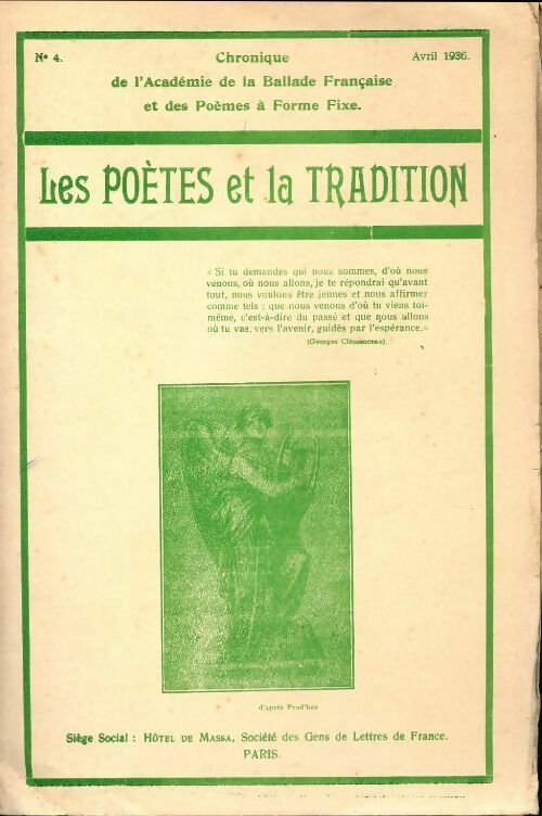 Livrenpoche : Les poètes et la tradition n°4 - Collectif - Livre
