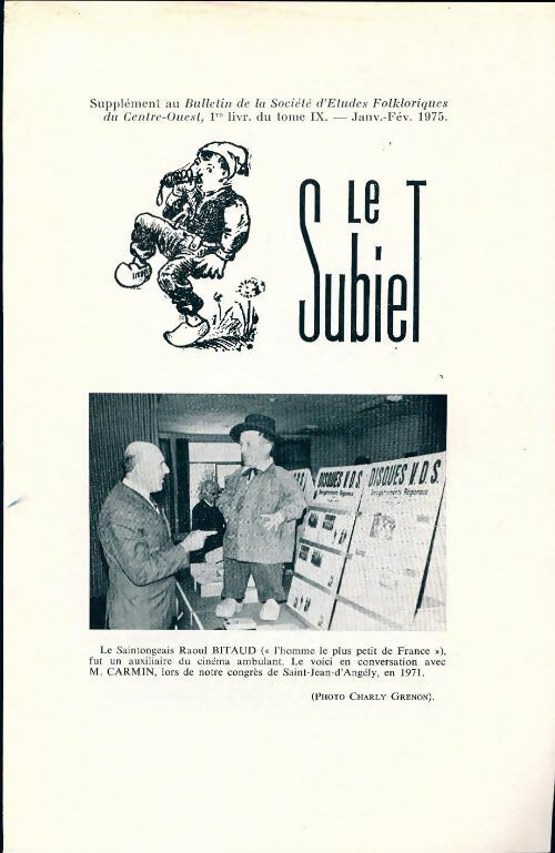 Livrenpoche : Le Subiet Tome IX : 1re livraison - Collectif - Livre