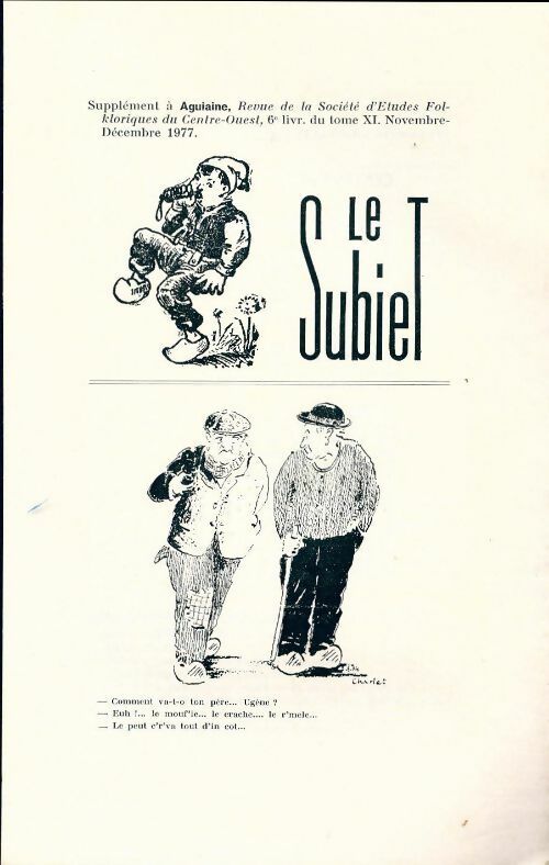 Livrenpoche : Le Subiet Tome XI : 6e livraison - Collectif - Livre