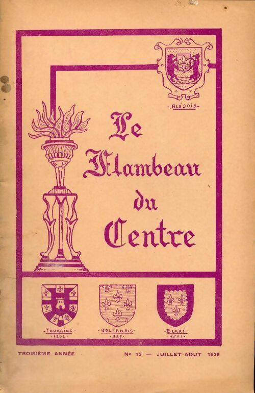 Livrenpoche : Le flambeau du centre n°13 - Collectif - Livre