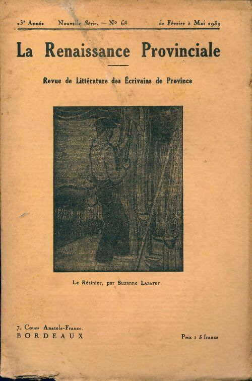 Livrenpoche : La renaissance provinciale n°68 - Collectif - Livre