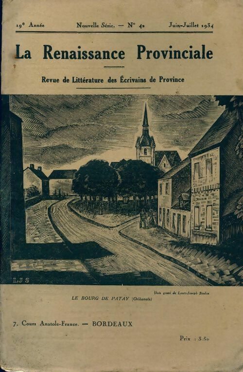 Livrenpoche : La renaissance provinciale n°42 - Collectif - Livre