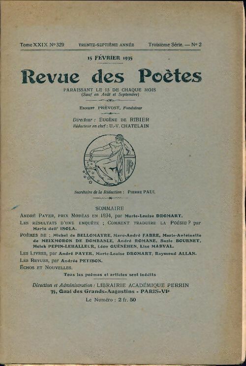 Livrenpoche : Revue des poètes n°329 - Collectif - Livre