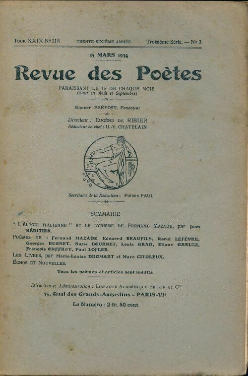 Livrenpoche : Revue des poètes n°318 - Collectif - Livre