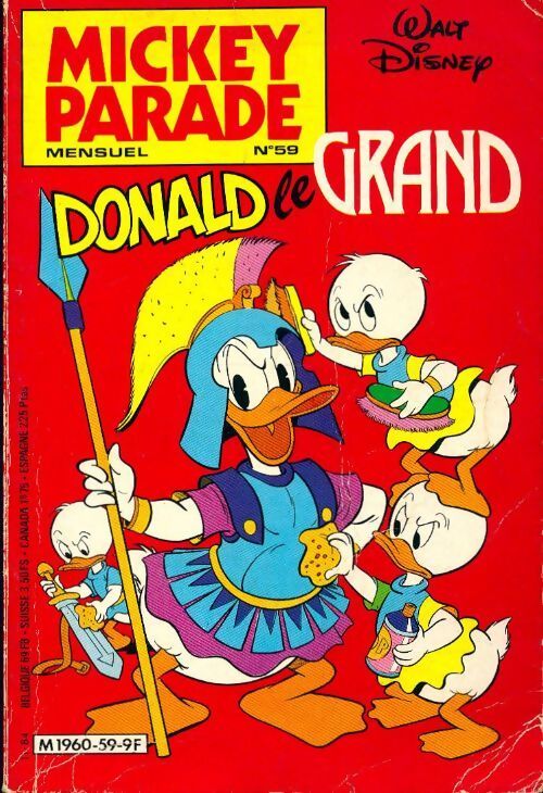 Mickey parade n°59 : Donald le grand - Collectif - Livre