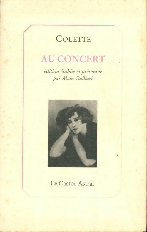 Livrenpoche : Au concert - Colette - Livre