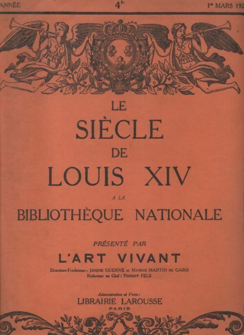 Livrenpoche : Le siècle de Louis XIV à la bibliothèque nationale - Collectif - Livre