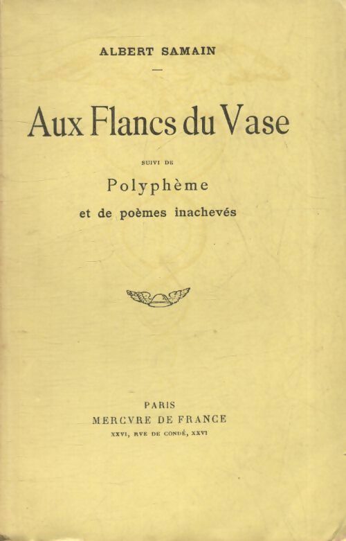 Livrenpoche : Aux flancs du vase - Albert Samain - Livre