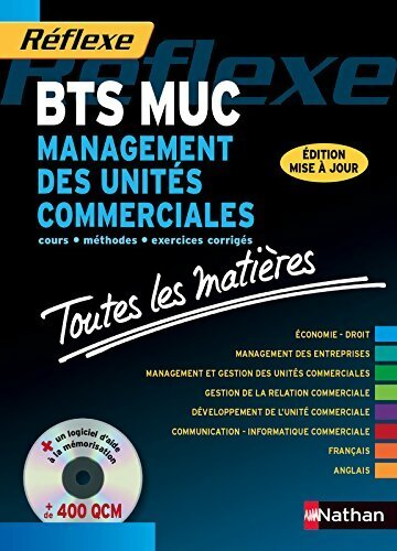 Livrenpoche : BTS MUC : Management des unités commerciales - Collectif - Livre