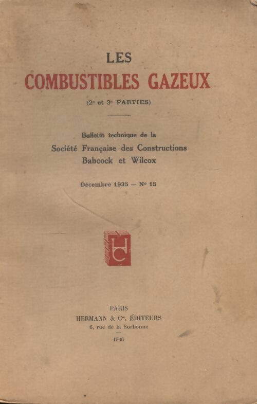 Livrenpoche : Les combustibles gazeux - Collectif - Livre
