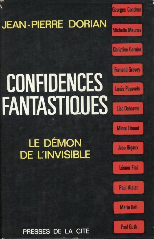 Livrenpoche : Confidences fantastiques - Jean-Pierre Dorian - Livre