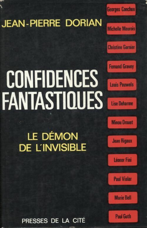 Confidences fantastiques - Jean-Pierre Dorian -  Presses de la Cité GF - Livre