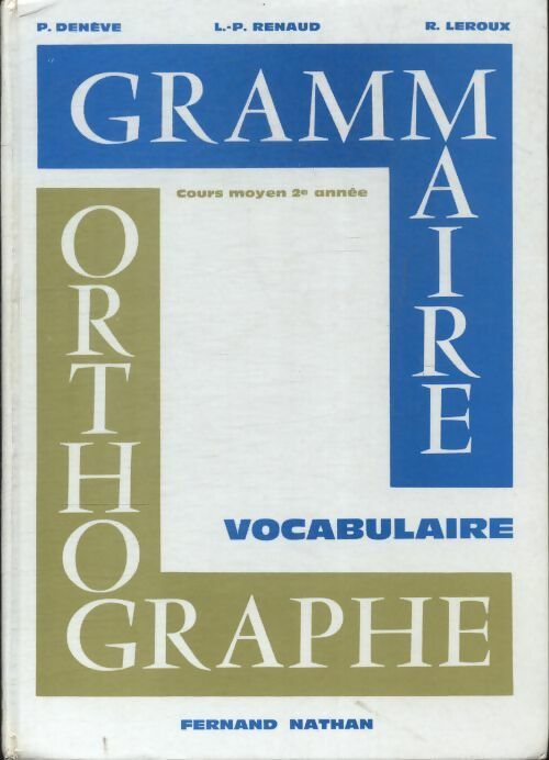 Livrenpoche : Grammaire, orthographe, vocabulaire CM2 - Collectif - Livre