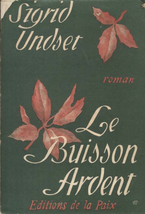 Livrenpoche : Le buisson ardent - Sigrid Undset - Livre