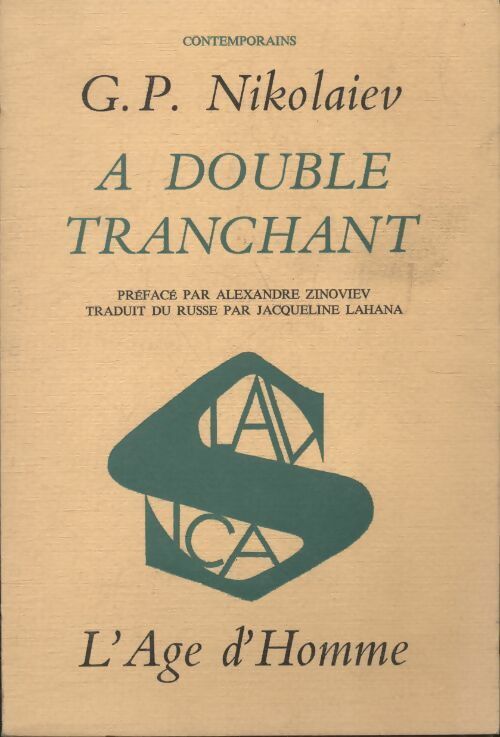 Livrenpoche : A double tranchant - G.P Nikolaien - Livre