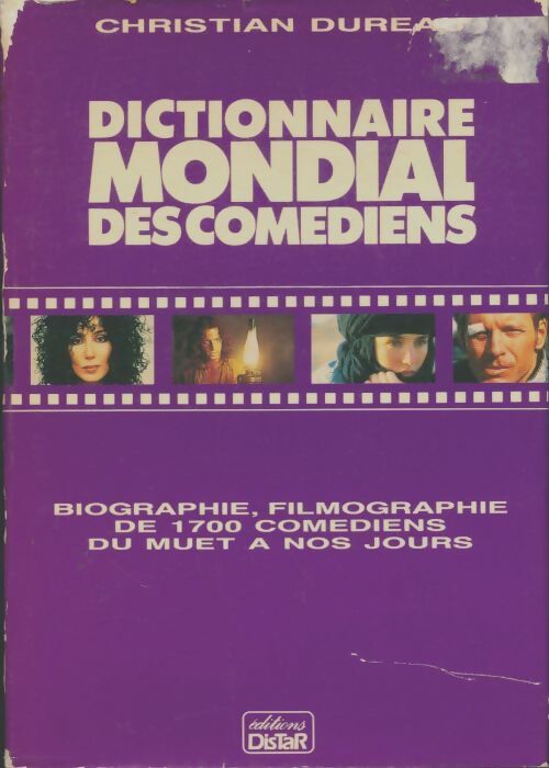Dictionnaire mondial des comédiens - Collectif -  Distar - Livre