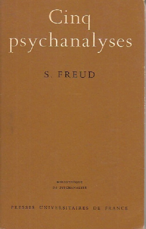 Livrenpoche : Cinq psychanalyses - Sigmund Freud - Livre