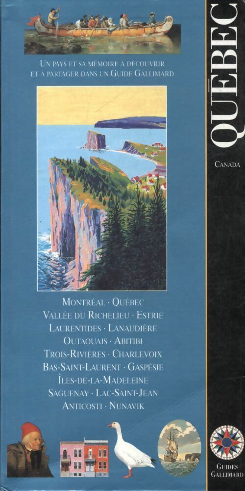 Québec - Collectif -  Guides Gallimard - Livre