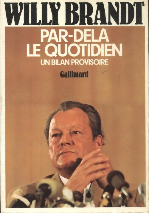 Livrenpoche : Par-delà le quotidien - Willy Brandt - Livre