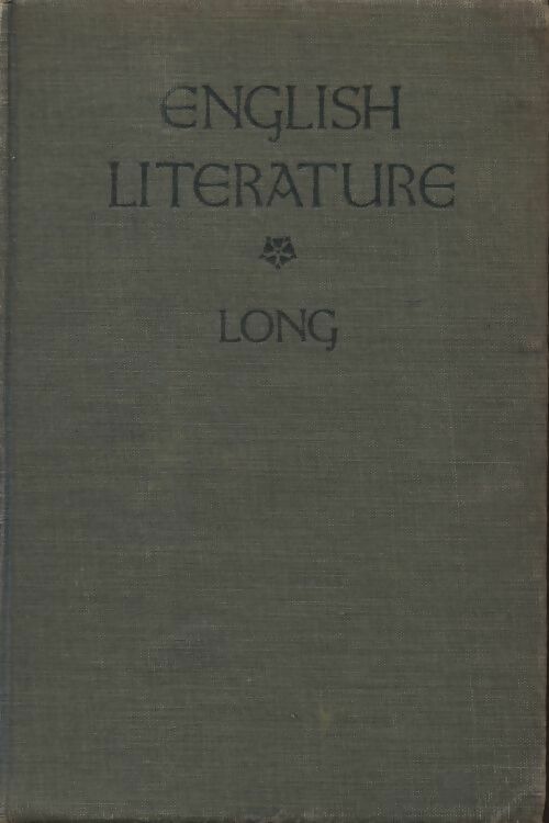 Livrenpoche : English literature - William J Long - Livre