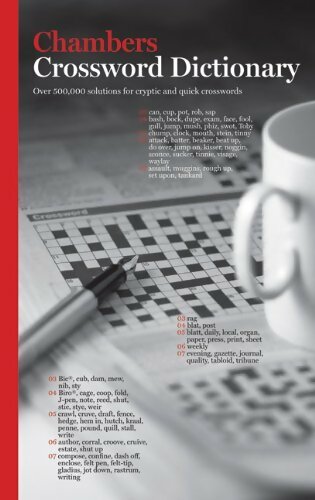 Livrenpoche : Chambers crossword dictionary - Collectif - Livre