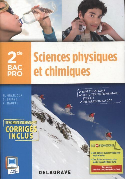 Sciences physique et chimique seconde bac pro - Collectif -  Delagrave GF - Livre