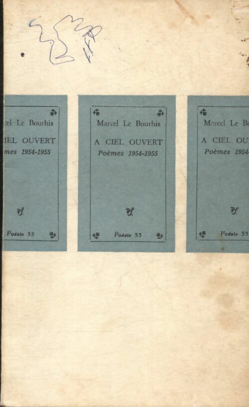 A ciel ouvert - Marcel Le Bourhis -  Seghers poches divers - Livre