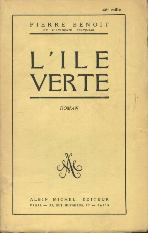 Livrenpoche : L'île verte - Pierre Benoit - Livre