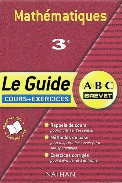 Livrenpoche : Mathématiques 3e cours + exercices - Collectif - Livre