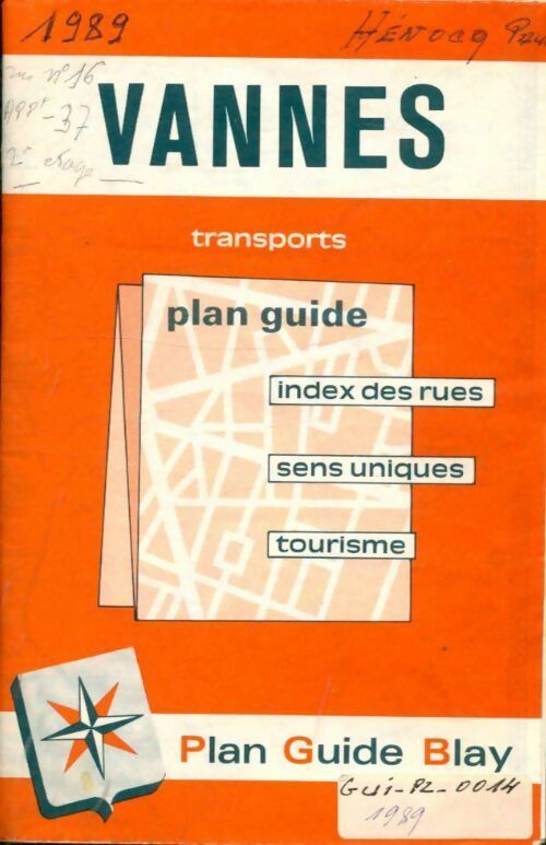 Vannes (avec un Index) - Collectif -  Plan guide - Livre