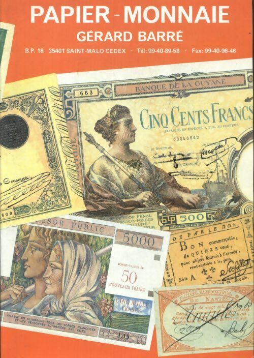 Livrenpoche : Papier monnaie - Gérard Barré - Livre