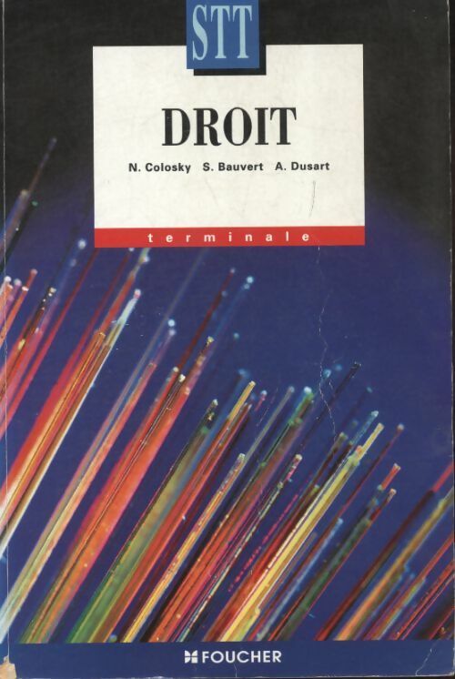 Livrenpoche : Droit Terminale STT - Collectif - Livre